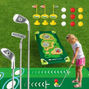 Holiday Gift for Kids | Golf Playset + Auto Baseball Pitching Machine | Best Sports Combo
