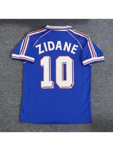 Retro Jerseys of The Argentina and France National Teams, Riker Messi, Zidane, Henry and Batistuta Football T-shirts and Jerseys