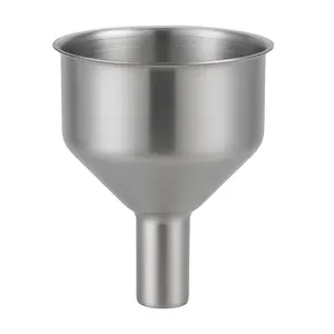 ASR Outdoor 304 Stainless Steel Funnel for Flasks 1-1/2 Inch Diameter 3/8 Inch Spout Precision Pouring Camping Gear