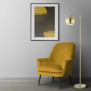 JONATHAN Y Cora Modern Metal/Glass LED Side Table and Floor Lamp; for Living Room,Bedroom, Kitchen, Office