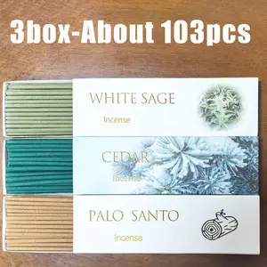 High-Quality Incense Sticks Set, Natural Fragrance for Home Decor & Yoga, Long-Lasting Scented Gift Box for Camping Parties