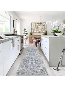 【Christmas Gift】Washable Living Room Area Rug Vintage Print Non-Slip Runner Vintage Indoor Large Carpet For Bedroom Dining Room Office