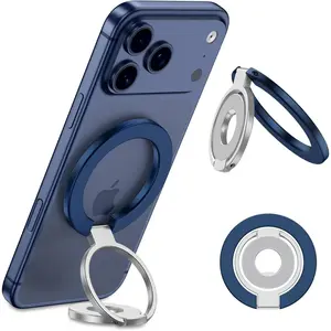 Phone Ring Holder for MagSafe Cell Phone Grip Stand Two-Sided  Finger Ring with Adjustable Kickstand for  17 Pro Max Air 16e 16 15 14 13 12  Galaxy S26 S25 S24 S23 S22 S21