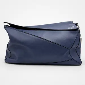 Pre-owned Loewe FRANCE Crossbody Bags H1 Puzzle Dark Blue Storage Bag H21806