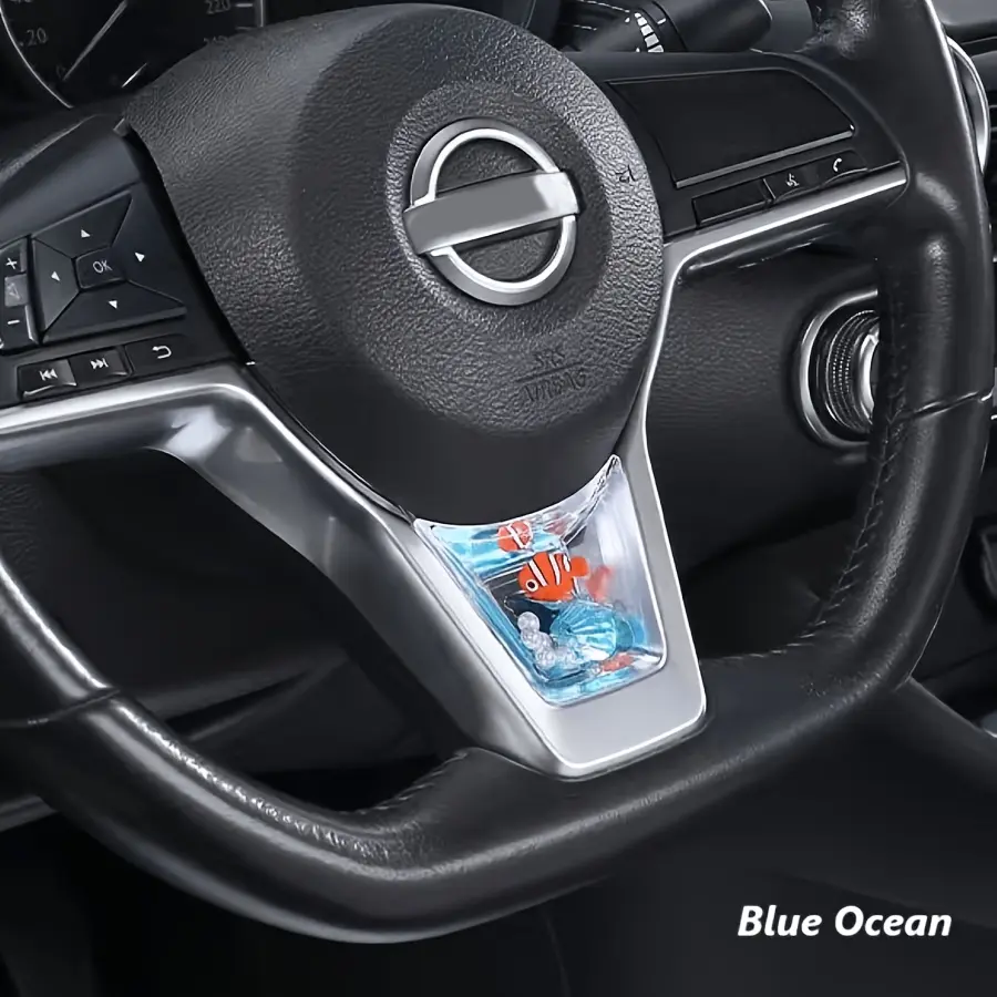 Dynamic Sequin Embellishments for The Steering Wheel of for NISSAN Altima, Qashqai, Kicks, X-Trail, And Sentra, Designed for Interior