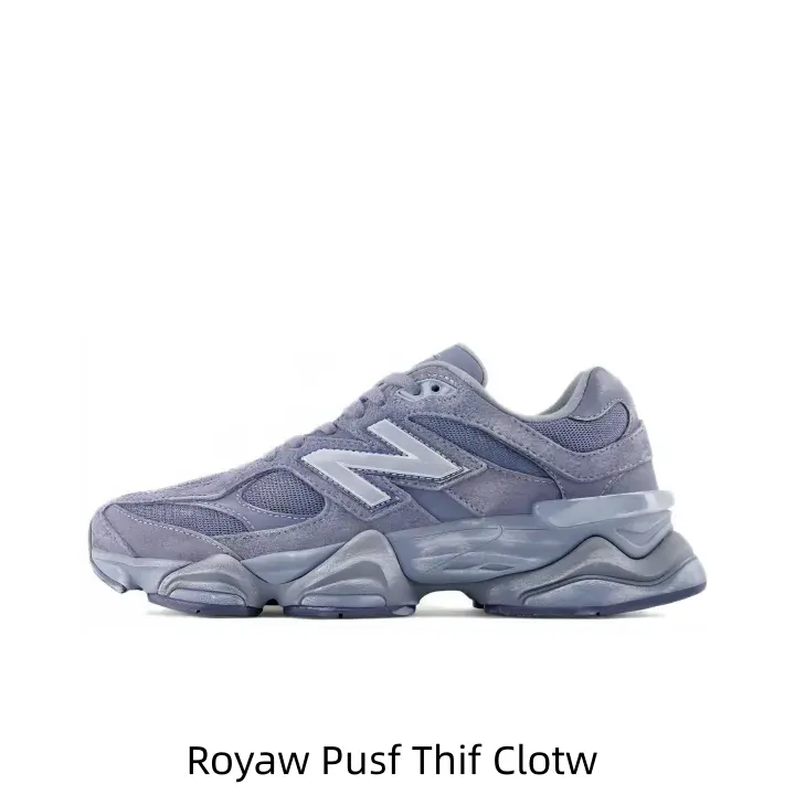 Lavender Purple Suede Mesh Chunky Dad Collectible Sneakers Contrast Light Grey Side Logo Multi-layer Sculpted Translucent Midsole Muted Pastel Retro Street Hobby Display Lifestyle Footwear