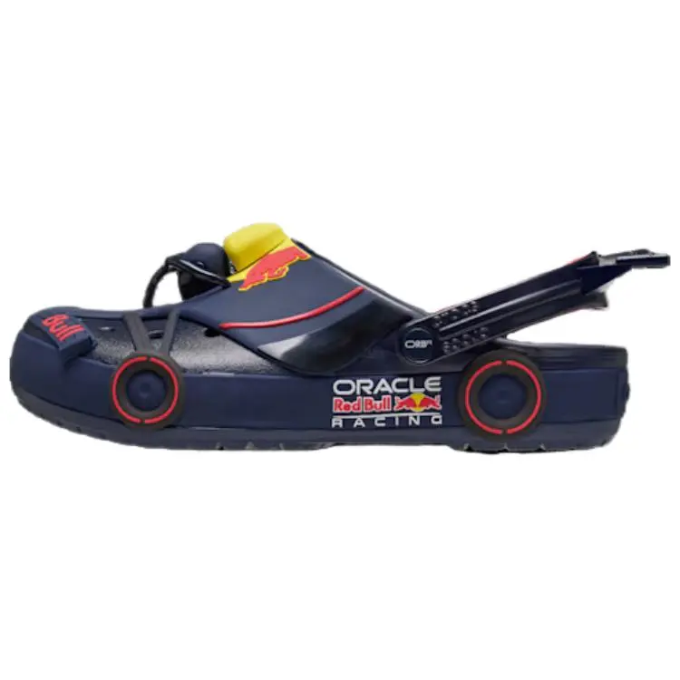 Red Bull Racing x Crocs Classic Runner 'Multi' Rubber Running Sneakers, Lightweight Motorsport Outdoor Sports Footwear, Runs Small