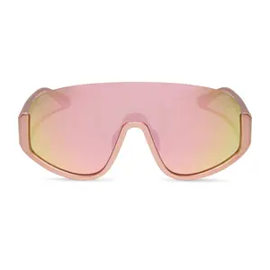 BLAZER - ROSE GOLD + PEACH MIRROR + POLARIZED SUNGLASSES