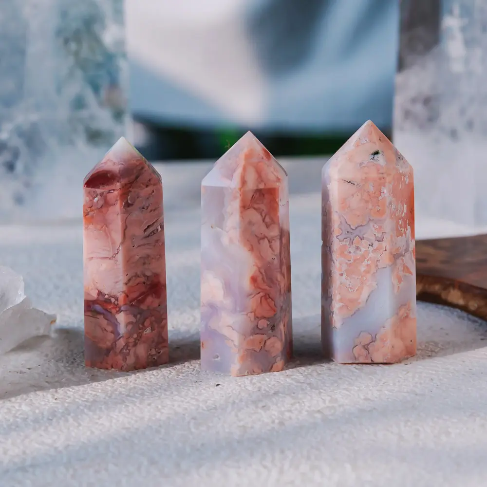 2'' Natural Crystal Point Collection, Natural Crystal Pieces, Decorative Stones for Jewelry Accessories & Decorations, Crystal Decorative Stones