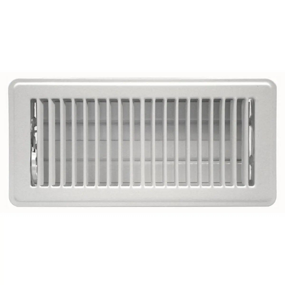 Truaire C150MWT04X10 Steel Metal Floor Register, 10 x 4 in., Assembled Height: 4 in., Non-Magnetic, Magnetic: No