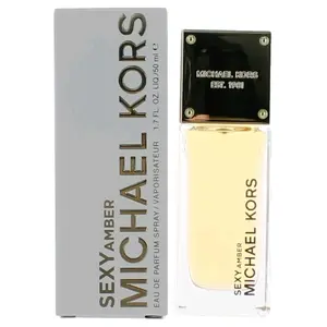 Michael Kors Sexy Amber Eau De Parfum For Women Regular Edition 100ml Amber Floral Woody Scent In Sleek Clear Bottle With Golden Cap