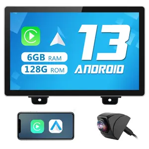 Car Stereo for Jeep Wrangler JL 2018-2023 /Jeep Gladiator 2020-2023 touch screen has Android Auto Wireless Carplay, Bluetooth WIFI supports GPS Navigation