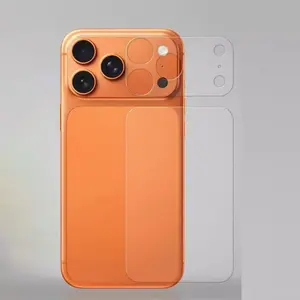 2-In-1 Back Film Set for iPhone 17 Pro Max/17pro, Camera Protection Base + Rear Screen Protector, Comprehensive Protective Phone Accessories