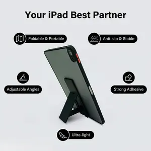 iPad Foldable Stand, Adhesive Tablet Holder, Horizontal/vertical Placement, Ideal for Daily Learning, Watching Shows, Drawing