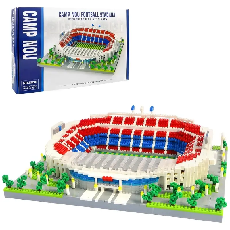 3890+ Piece World Famous Stadium DIY Building Model, Building Block Set, 3D Puzzle Stress Relief Toy, Birthday New Year Gift, Barcelona Camp Nou