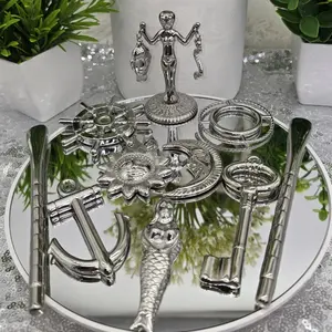 Olokun Tools Set in Stainless Steel - Santeria Ocha Orisha Altar Shrines