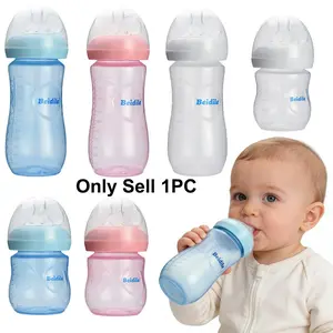Baby Feeding Bottle 330ML & 125ML, Drop-Proof Design, Ultra Lightweight, Wide-Neck for Easy Cleaning, Ideal for Baby Feeding, Breastfeeding Bottle