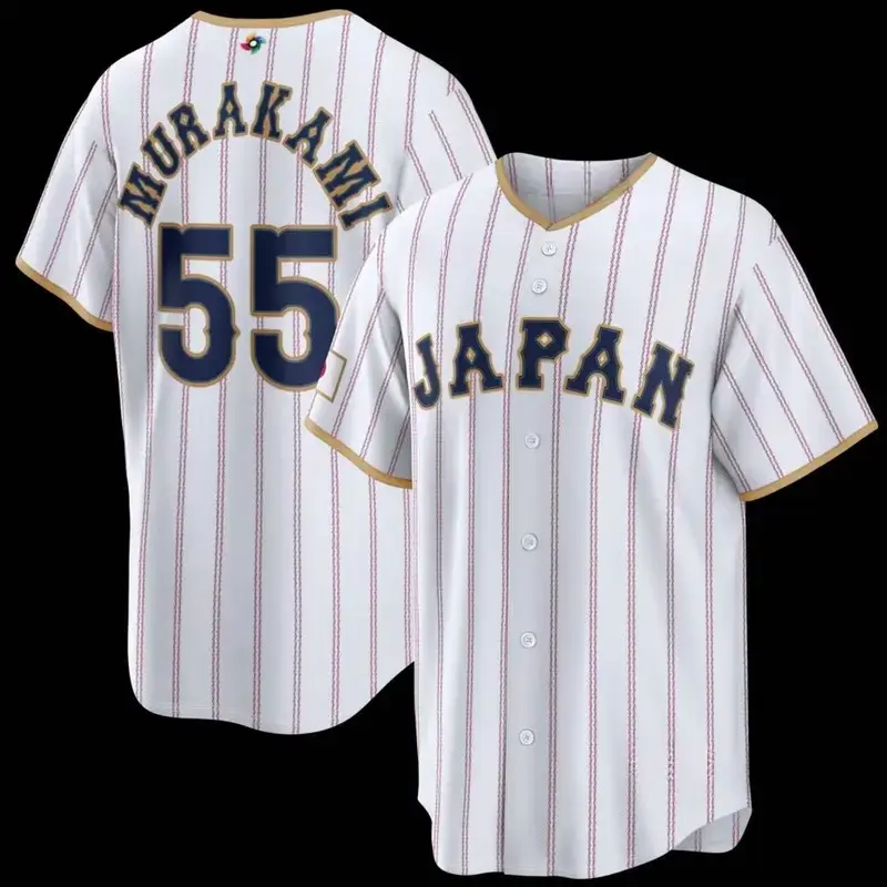 Unisex Baseball Murakami 55 Japan Baseball 2026 World Classic Home Stadium Jersey - White