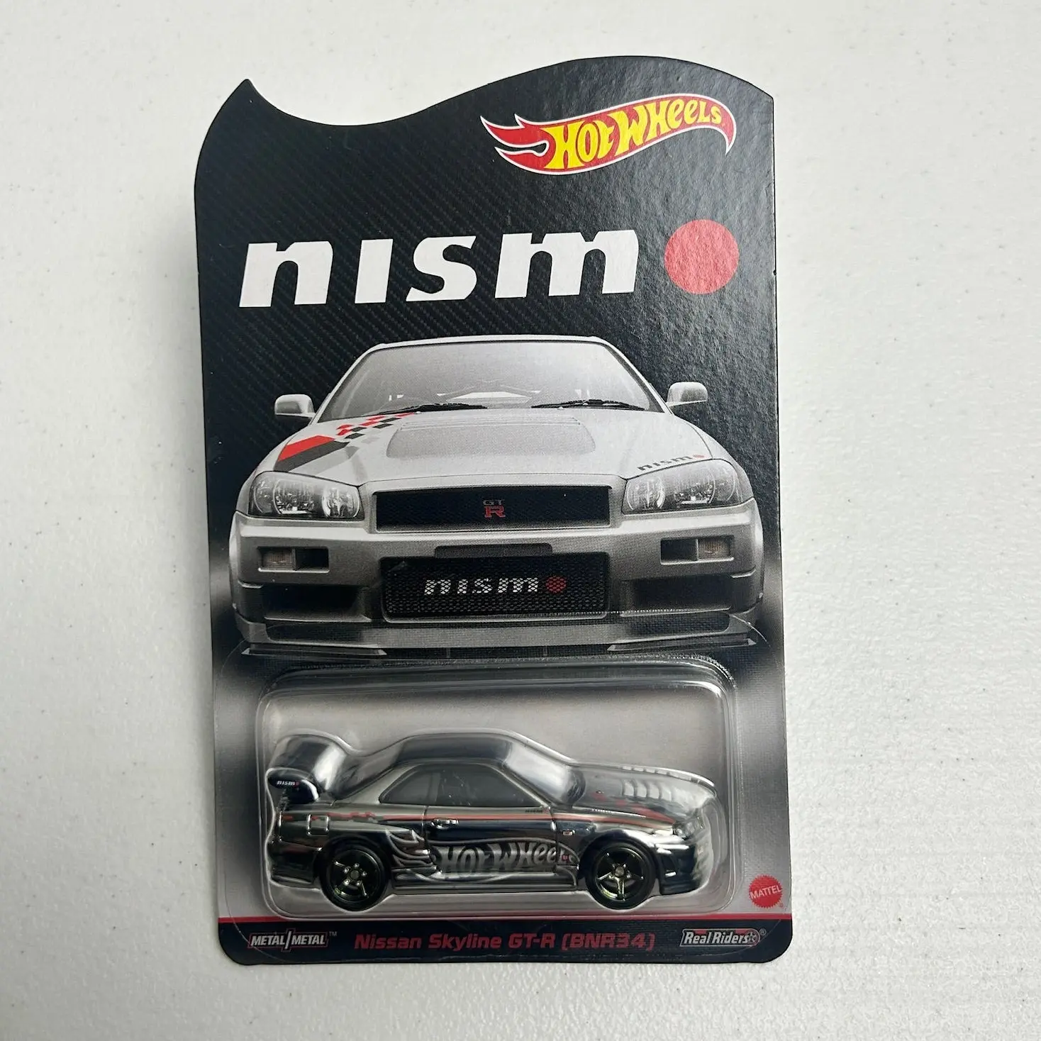 Hot Wheels 1:64 RLC Nissan Skyline GT-R (BNR34) Nismo Shadowflame #19361/30000