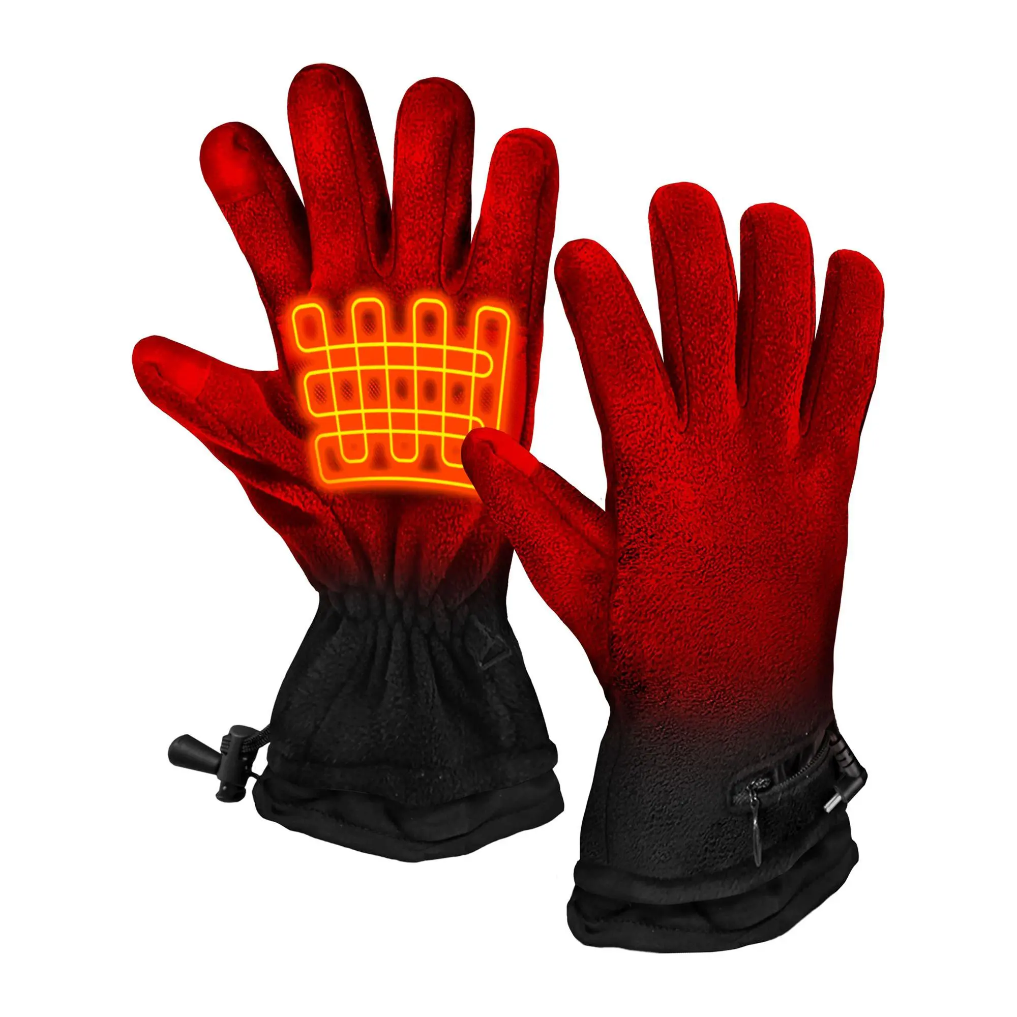 ActionHeat AA Battery Heated Fleece Gloves ActionHeat AA Battery Heated Fleece Gloves
