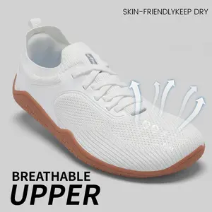 2026 New Barefoot Shoes for Men and Women Minimalist Trail Running Sneakers Zero Drop Wide Toe Box Shoes for Gym Training Deadlift Walking Cross Training Casual Comfortable Footwear Lightweight Flexible Breathable Design for Everyday Wear