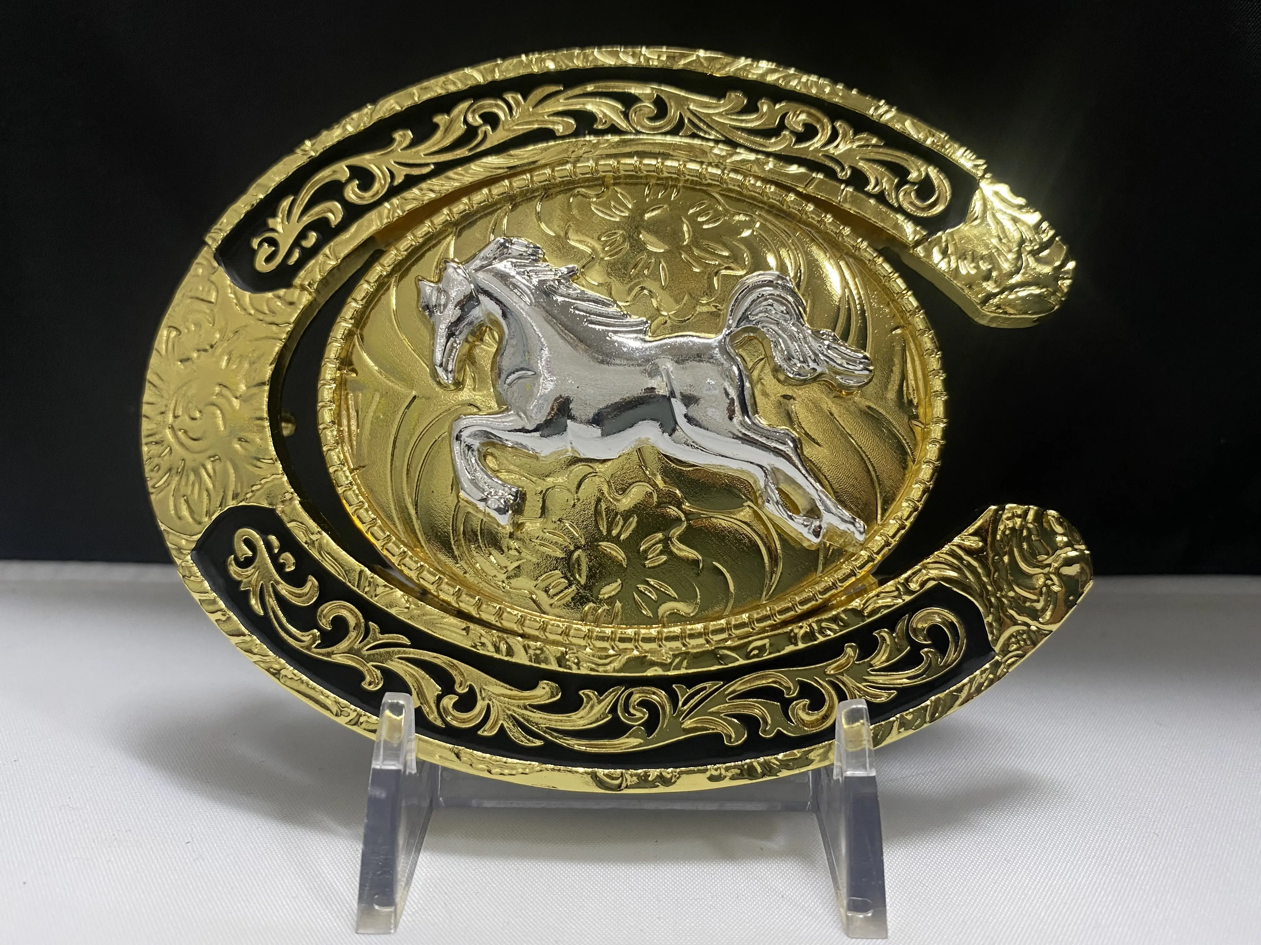 Western Style Cowboy Belt Buckle Hebilla Vaquera