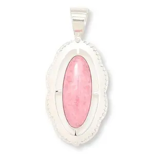 Mine Finds by Jay King Gallery Collection Rhodochrosite Sterling Silver Pendant