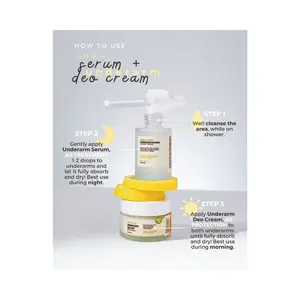 Catt & Co. Deo Duo Set -Deo Cream 30g & Applicator Liquid 30ml