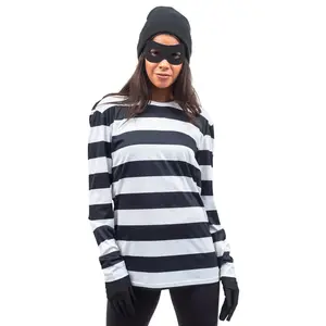 Robber Costume Shirt and Mask