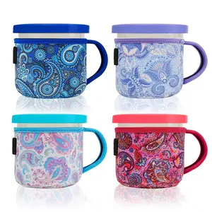 Reusable Ice Cream Sleeves, Neoprene Pint Holder, Ninja Creami Accessories, Insulated Ice Cream Sleeve, Reusable Pint Cover, Neoprene Cup Holder, Ice Cream Pint Protector, 16oz Pint Sleeve, Cold Drink Sleeve, Ice Cream Keeper, Portable Pint Holder.