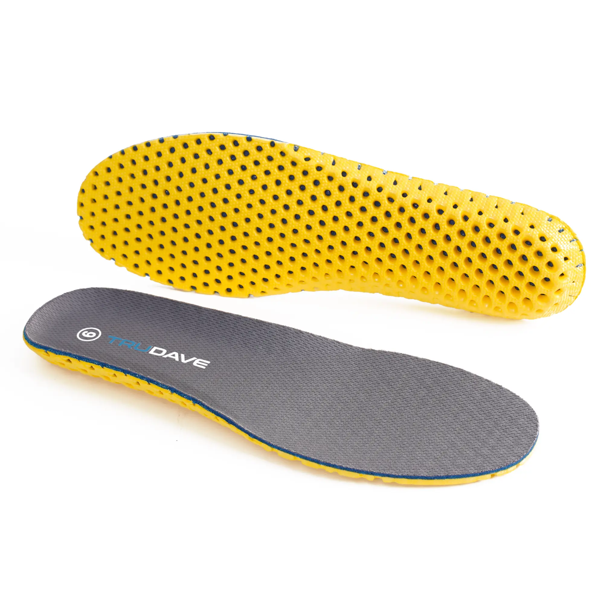 Memory Foam Insoles for Men and Women, Shock-Absorbing Breathable Mesh Replacement Insoles with Honeycomb Sole, Running Support for Work Boots, Running Sports Shoes & Daily Wear
