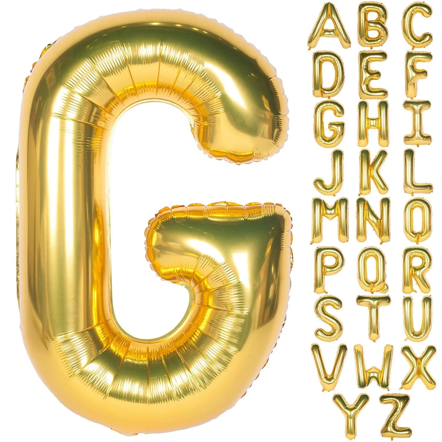 Letter Balloons 40 Inch Giant Jumbo Helium Foil Mylar Gold G | For Party Decorations