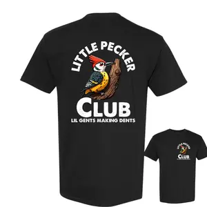 Little Pecker Club Big Dents T-Shirt - DryBlend Moisture Wicking High Quality TShirt Funny Shirt Adult Tee Genx Fashion Womenswear Everyday Piece Streetwear