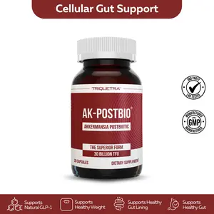 AK-Postbio | Akkermansia Probiotic – 30 Billion TFU – Max Strength, Clinically Validated Superior Pasteurized Form – 30 Servings Healthcare Natural
