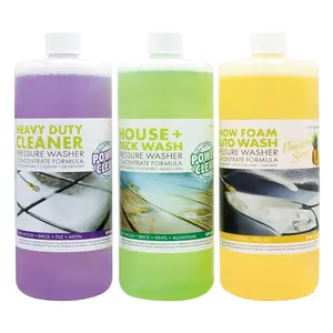 Sun Joe 3 Pack Pressure Washer Concentrate Formula, Biodegradable Detergent Trio, ASST3Q