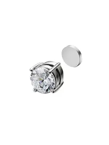 Hiphop Magnetic Ear Clip for Men & Women, Crystal Zircon Non-Perforated Ear Jewelry, Stylish Unisex Accessory Gift Idea, Ear Crystals, Magnetic Earrings