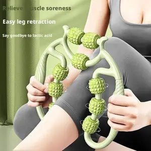 9 Wheel Leg Massager,  Leg Muscle Relaxation Tool, Leg MassageTool, beautiful legyoga RollerClamp, Muscle Relaxation Tool for Women & MenBody Care