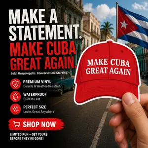 Make Cuba Great Again Sticker