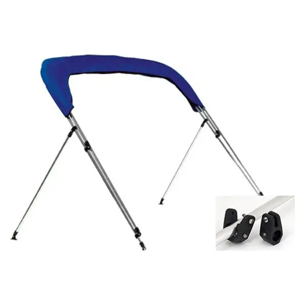 Carver 62010 48 in. Aluminum Round Tube Bimini Top Brace Kit, Easy of Use, Excellent Efficiency, Ideal for Top Folded and Not in Use, Ease Of Use