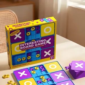 Ultimate Tic Tac Toe Strategy Game 2-in-1 Brain-Boosting Board Toy for Kids & Adults Portable Logic Training Gear Perfect Family Game Night Educational Gift