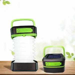 Rechargeable Foldable Waterproof Solar Camping Lantern for Outdoor Camping & Hiking