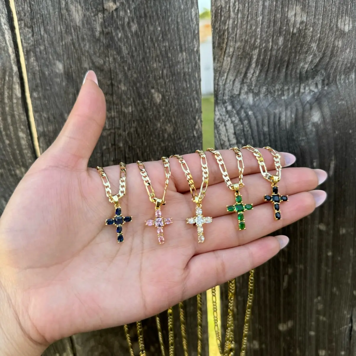 Small cross gold plated necklace Small cross gold plated necklace