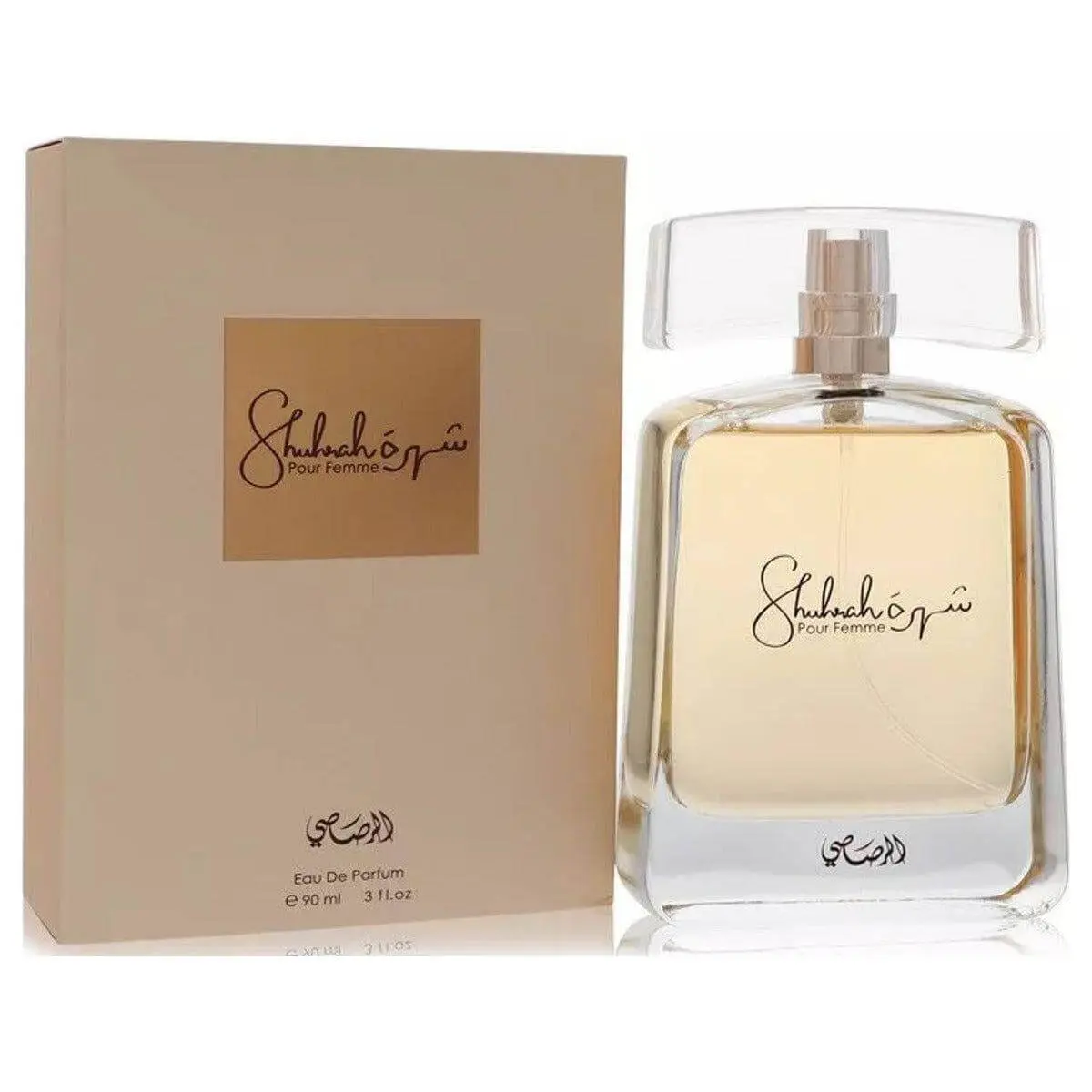 Rasasi Shuhrah Women's Eau de Parfum (EDP) - 3.0 fl oz, Lemon Sage Fruit-Citrus Botanical Scent, Elegant Flowers Fragrance Blend, Newly Boxed, Fruit-Scented Women's Fragrance, Botanical Women's Fragrance