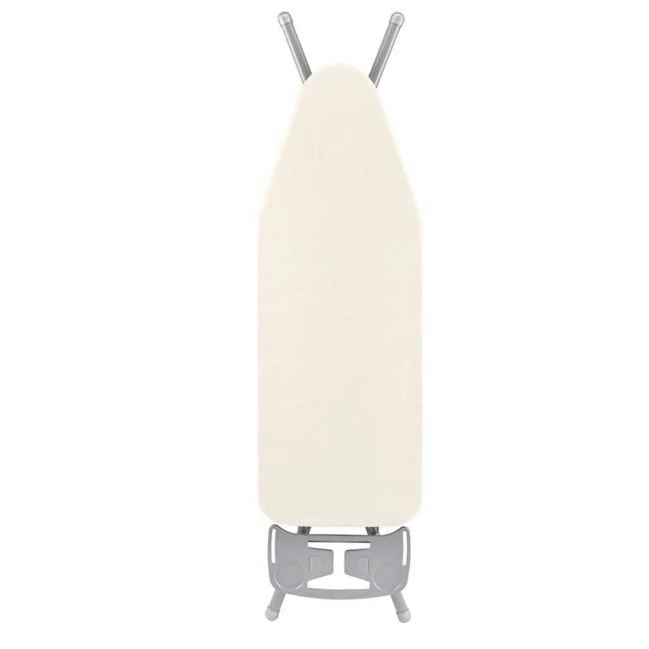 Metal Ironing Board with Fixed Frame - 64" Length x 17.5" Width x 2.5" Thickness Silver Iron Board, Daily Home Laundry Supplies Accessory with Included Cotton Pad