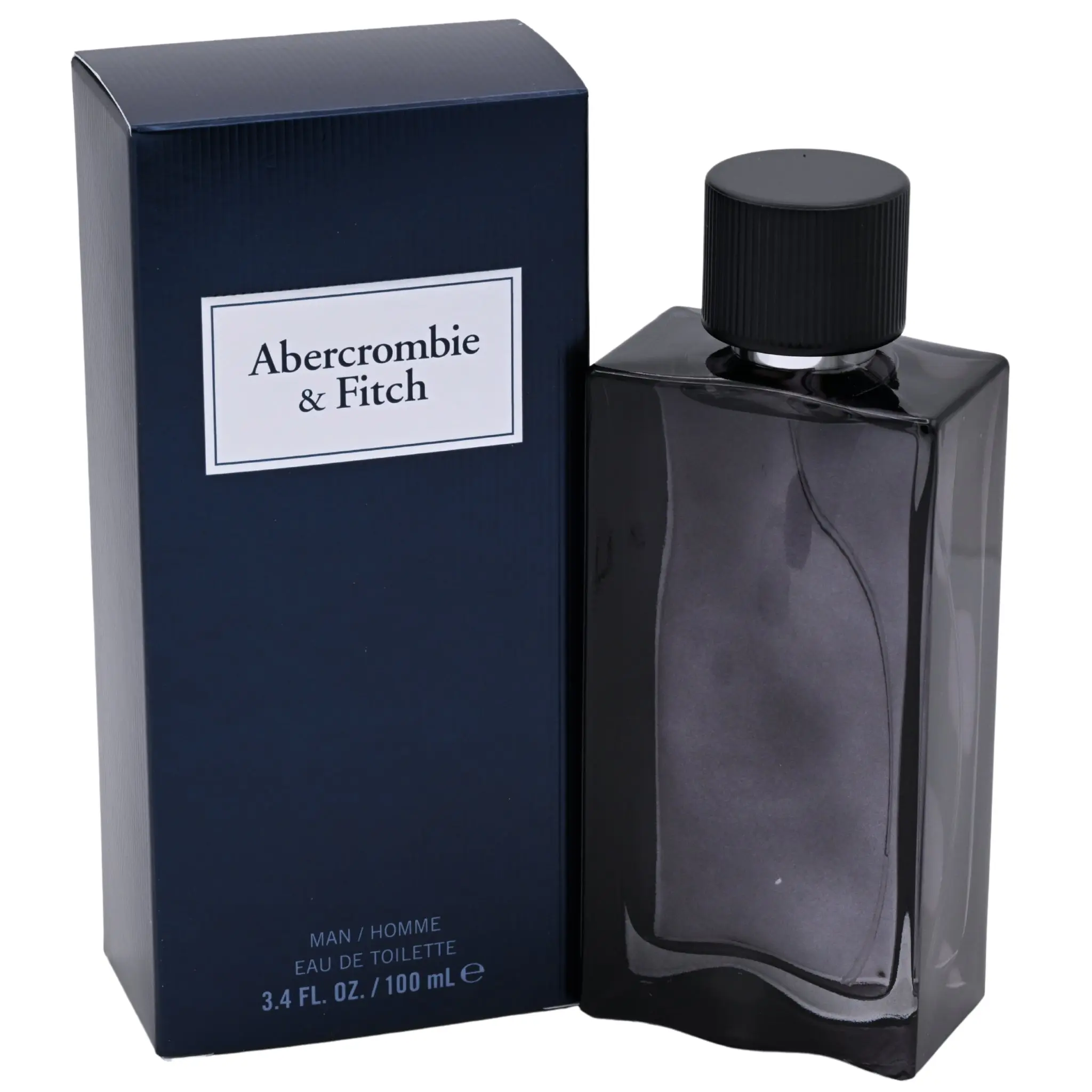 Abercrombie & Fitch First Instinct Blue Men's EDT Cologne - Bold, Contemporary, Adventurous Fresh Woody Scent, Lavender Heart, Aromatic Amberwood Fragrance, 3.4 fl oz/3.3 oz, New in Box, Him Gift, Botanical Boxed Fragrance, Woody Fragrance Edt