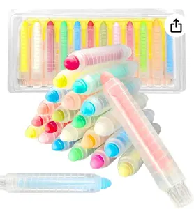 12 Pcs Sidewalk Chalk Set for Spring,free Washable Outdoor