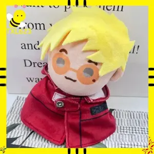 16cm Trigun Stampede Plush Vash The Stampede Doll Soft Stuffed Toy Birthday Gift For Kids