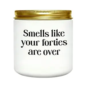 50th Birthday Gifts for Her Him, Fifty Birthday Aromatherapy Candle, 1975 50th Birthday Decorations for Women Men, 50 Year Old Bday Gifts for Friend, Sister, Mom, Dad, Handmade