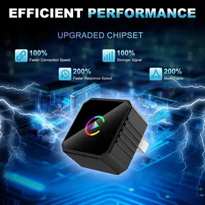The 2026 model of the Wireless Portable CarPlay Adapter for iPhone and Android is compact and stylish, offering a fast, stable, and lag-free connection with hands-free calling support. It makes a great gift for your boyfriend.