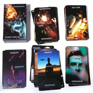 78 Cards Tarot Cards Fate Fortune Telling Game Deck For Party Gathering Tarot Divination Tools Tarot Card Decks